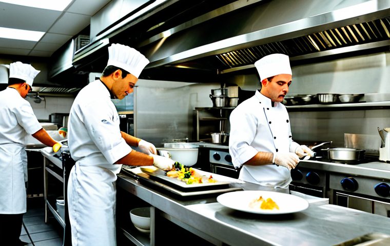 식품위생관리사 자격증의 시장 가치 - Confident Food Handler**

"A professional food handler in a clean, modern kitchen, wearing appropria...