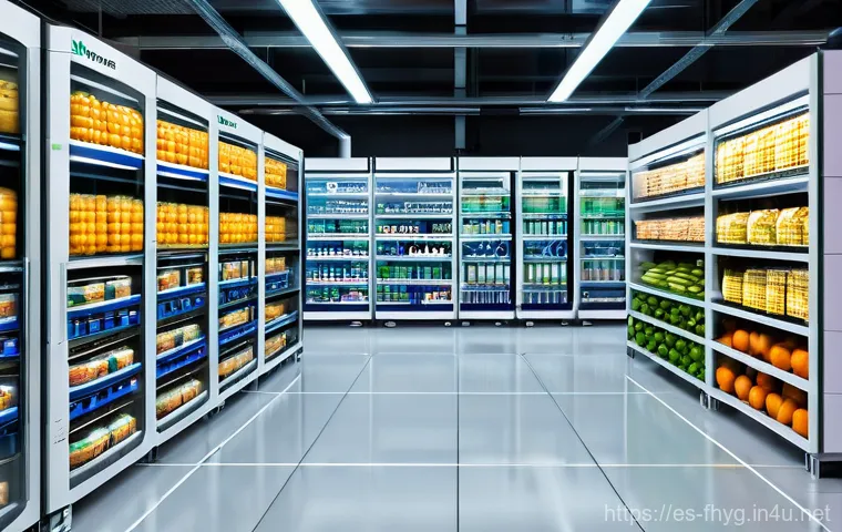 식품위생관리사 실무 사례 - Image Prompt 1: The Guardians of Freshness - Traceability and Temperature Control**