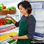 식품위생 실습에서 실수하지 않는 법 - **Prompt 1: The Diligent Home Chef's Organized Fridge**
    A bright, clean, and modern kitchen scen...